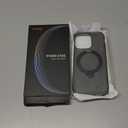 TORRAS Ostand Q3 Air for iPhone 16 Pro Case 6.3'' with Real Airbags, Fit for MagSafe, 360 Magnetic Stand, Camera Control Button, Mil-Grade Protection, Shockproof & Stylish Case for iPhone 16 Pro,Black