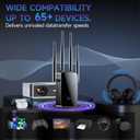 2026 WiFi Extender Internet Booster, 10000 Sq.ft Long Range Repeater Wireless Routers Amplifier, Mesh Wi-Fi 80% Faster | Broader Than Ever, Support More Network Devices at Home, 1-Tap Setup