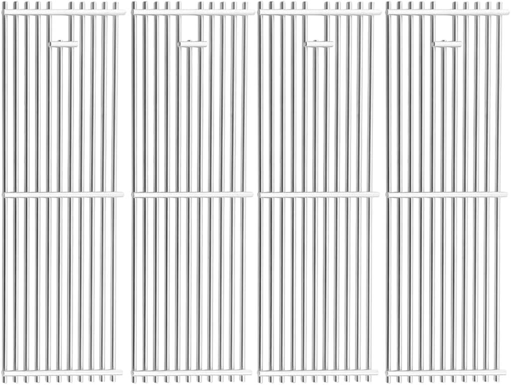 Grill Grates for Blaze 3, 4, 5 Burner Grill, BBQ Accessories for Blaze Premium LTE, Blaze Prelude LBM Grill Replacement Parts,4 Pack, Silver