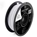 HATCHBOX PETG 3D Printer Filament, Dimensional Accuracy +/- 0.03 mm, 1 kg Spool, 1.75 mm, White