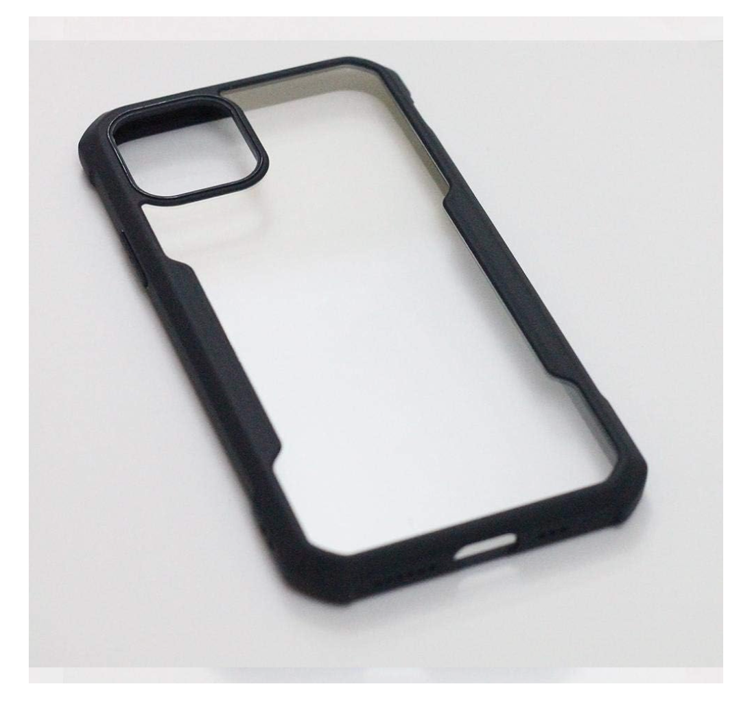 Case for iPhone 14/14 Plus/14 Pro/14 Pro Max, 360 Full Body Shockproof Cover, Ultra Thin Anti Scratch Hard PC Silicone TPU Bumper Rubber Transparent Back Cover (Color : Preto, Size : 14 Pro M