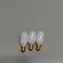 Retisee Christmas Village Light Bulbs, 0.7W 120V E12 Base T20 LED Replacement Night Bulbs Accessory for Villages Houses Dept 56, Christmas Tree and House (50 Pcs)