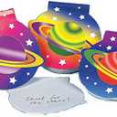 Pack of 2, DIE CUT PLANET NOTEPADS - Stationery - 24 Pieces