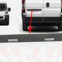 for Dodge RAM PROMASTER 1500 2500 3500 Rear License Plate Number Plate Light Trim 2014-2023