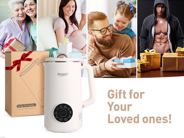 Nut Milk Maker Machine 35oz Automatic Nut Milk Maker, Soy Milk Maker & Plant-Based Milk Maker for Almond Milk, Oat Milk, Cashew Milk, Heating, 8 in1 Mode, 12H Delay Start, 6H Keep Warm, Self-Cleaning