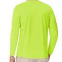 EKLENTSON Mens UV Shirt UV T-Shirts UPF 50+ Rash Guard Long Sleeve Moisture Wicking Workout Shirt Fishing Light Grey M