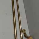 Ivilon Tension Curtain Rod - Hexagonal Spring Tension Rod for Windows or Shower, 36 to 54 Inch, Warm Gold