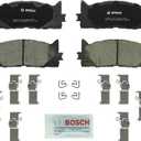 BOSCH BC1293 QuietCast Premium Ceramic Disc Brake Pad Set - Compatible with Select Lexus ES300h, ES350; Toyota Avalon, Camry; FRONT