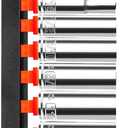 10PCS 3/8 Drive Deep Socket Set, SAE (5/16"-7/8"), 6-Point, Cr-V Steel, Chrome Plated Socket With Hanging Bracket, Cover Most Commonly Sizes