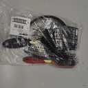 Conair Velvet Touch hairbrush set - Travel hair brush - suitable for curly or straight styles - features soft touch handle with bonus headband - Red/Black (3 Count (Pack of 1))