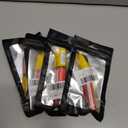 4 x ESEWALAS Car Paint Pen,Car Paint Repair,Car Repair Scratch Remover,Touch Up Paint for Cars,Car Accessories Car Scratch Repair Paint Pen,Quick Easy Car Touch Up Paint Pen for Car Deep Scratches (Brown)