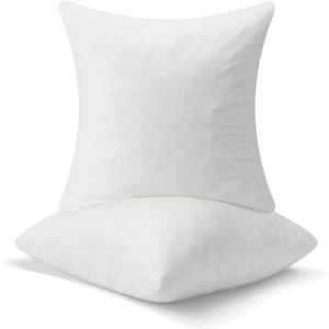 24 × 24 Pillow Insert Shredded Memory Foam Pillow Sham Square for Decorative Cushion Bed Couch Sofa Without Deform After Longtime Use