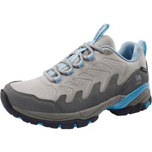 CAMELSPORTS Women's Hiking Shoes Waterproof Lightweight Trail Running Shoes Non-Slip Breathable Outdoor Sneakers for Trekking Walking (8.5, Grey)