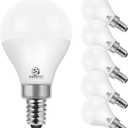 Energetic A15 LED Light Bulb, E12 Base Candelabra Base Chandelier Light Bulb, 5.5W(60w Equivalent),550 Lumen, 3000K Warm White, Non-Dimmable Ceiling Fan Light Bulbs, 6 Pack", since Unit in hand is 60W