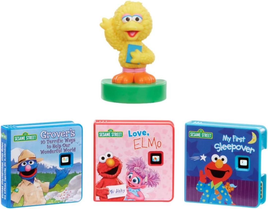 Little Tikes Story Dream Machine Big Bird & Friends Story Collection, Storytime, Books, Sesame Street, Audio Play Character, Gift and Toy for Toddlers and Kids Girls Boys Ages 3+