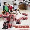 Transform Remote Control Car Toy for Kids 4 5 6 7 8, Remote Control Car for Boys 4-7, Transform Cars for Boys 4-6, Toy Car 5 Year Old Boy, Toys for 3 4 5 6 7 8 9 10 11 12 Years Old Boy