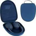 Hard Case Replacement for Sony WH-1000XM6, WH-1000XM5, WH-1000XM4, WH-1000XM3 Noise Canceling Headphones, Portable Travel Headphone Cases (Dark Blue Case)