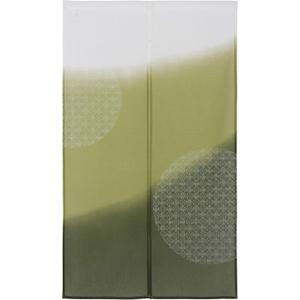 dooryway Curtain W33.5 x L59 Tapestry Japanese noren Blur (Green)