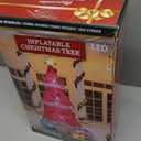 7 FT Inflatables Christmas Tree Pink Decoration Outdoor, Giant Christmas Inflatable Blow Up Tree Yard Decorations with LED Light, Large Indoor Outdoor Garden Lawn Decor Props for Holiday Xmas Party