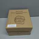 Divided Chilled Serving Tray for Parties,Ice Chilled Party Platter,Ice Serving Bowl with Lid and Handle,Charcuterie Serving Board,Cold Dish Dip for Fruit Seafood Vegetable Shrimp Cocktail Appetizer... (White)