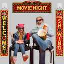 Funnymoom 3 Pcs Movie Night Porch Banner Decorations Movie Theme Party Hanging Banner Welcome Now Showing Sign Door Decor for Theater Photography Background Party Supplies