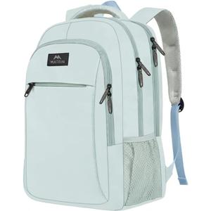 MATEIN Travel Laptop Backpack, Lightweight Anti Theft School Bookbag for Girls Boys and Students, Water Resistant 15.6 Inch Computer Bag Sturdy College Daypack Gift for Women