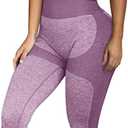 OLCHEE Women’s Workout Sets 2 Piece - Seamless Yoga Leggings and Cross-Strap Sports Bra Gym Outfits Activewear Matching Set, Large