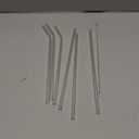 6-Pack 10.5 inch Replacement Straws for Stanley & Yeti 30oz Cup Tumbler, Food Grade Tritan Plastic Reusable Straws with Cleaning Brush, Clear Long Straw for Drinking Smoothie, Cocktails, Juice