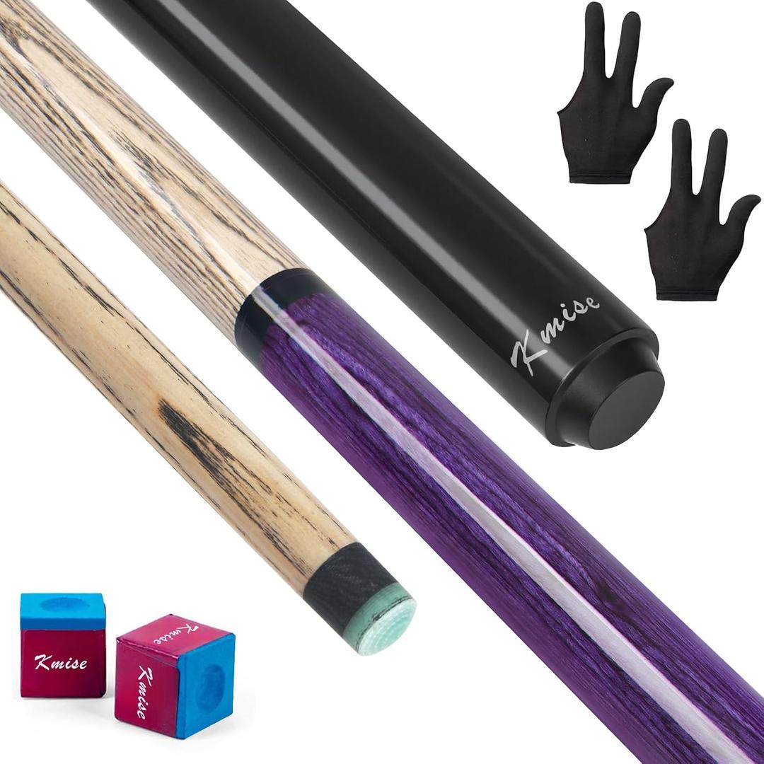 Kmise Break Jump Pool Cue 2-in-1, 23/25/28oz, 14mm Pro Tip, Powerful Breaks, 25oz