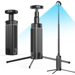 Camping Light 1PCS, Camping Lantern Rechargeable, Led Work Light with Stand Battery Powered 10800mah, Portable Camping Lamp and Flashlight, Camping Lights for Hiking, Camping, Fishing