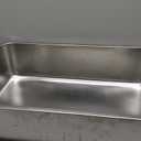 Kichwit Extra Large Stainless Steel Open Cat Litter Box with High Sides, Metal Litter Pan for Cat, 23.6 x 15.7 x 5.9 Inches