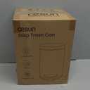 Cesun 1.2 Gallons Small Green Trash Can, Bathroom Garbage Can with Lid and Foot Pedal, Mini Round Wastebasket for Bathroom, Bedroom, Office, 4.5 Liters / 1.2 Gallons, Green