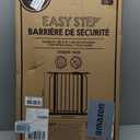 Regalo Safety 29-38.5" Baby Gate for Doorways & Bottom of Stairs, Pressure Mounted Baby Gate with Door for Babies, Toddlers & Pets, Tested & Safe for 30 Years, American Designed, American Owned, Black