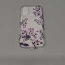 Diaclara Designed for iPhone 16 Case, Full Body Rugged Case with Built-in Touch Sensitive Anti-Scratch Screen Protector, Upgraded [Full Camera Protection] for iPhone 16 Holsters 6.1" (Clear Flower) (Camellia)