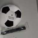 PlayBolt Soccer Ball Size 4 with Pump - Black & White Training Practice & Match Ball for Kids, Youth and Adults (Pack of 1 or 4)