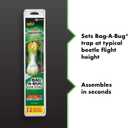 Spectracide Bag-A-Bug Kwik Stand, Japanese Beetle Trap Hanger Use Outdoors with Bag-A-Bug Japanese Beetle Trap, Long-Lasting Galvanized Steel, Moveable & Easy To Assemble