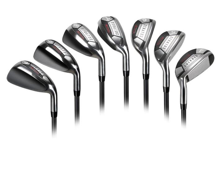 Orlimar Stratos Hybrid-Iron Golf Club Set (4-PW), Men’s Right Handed Graphite Shafted Regular Flex