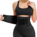 VENUZOR Waist Trainer Belt for Women - Waist Cincher Trimmer - Slimming Body Shaper Belt - Sport Girdle Belt (UP Graded) (Large, Z1-black)