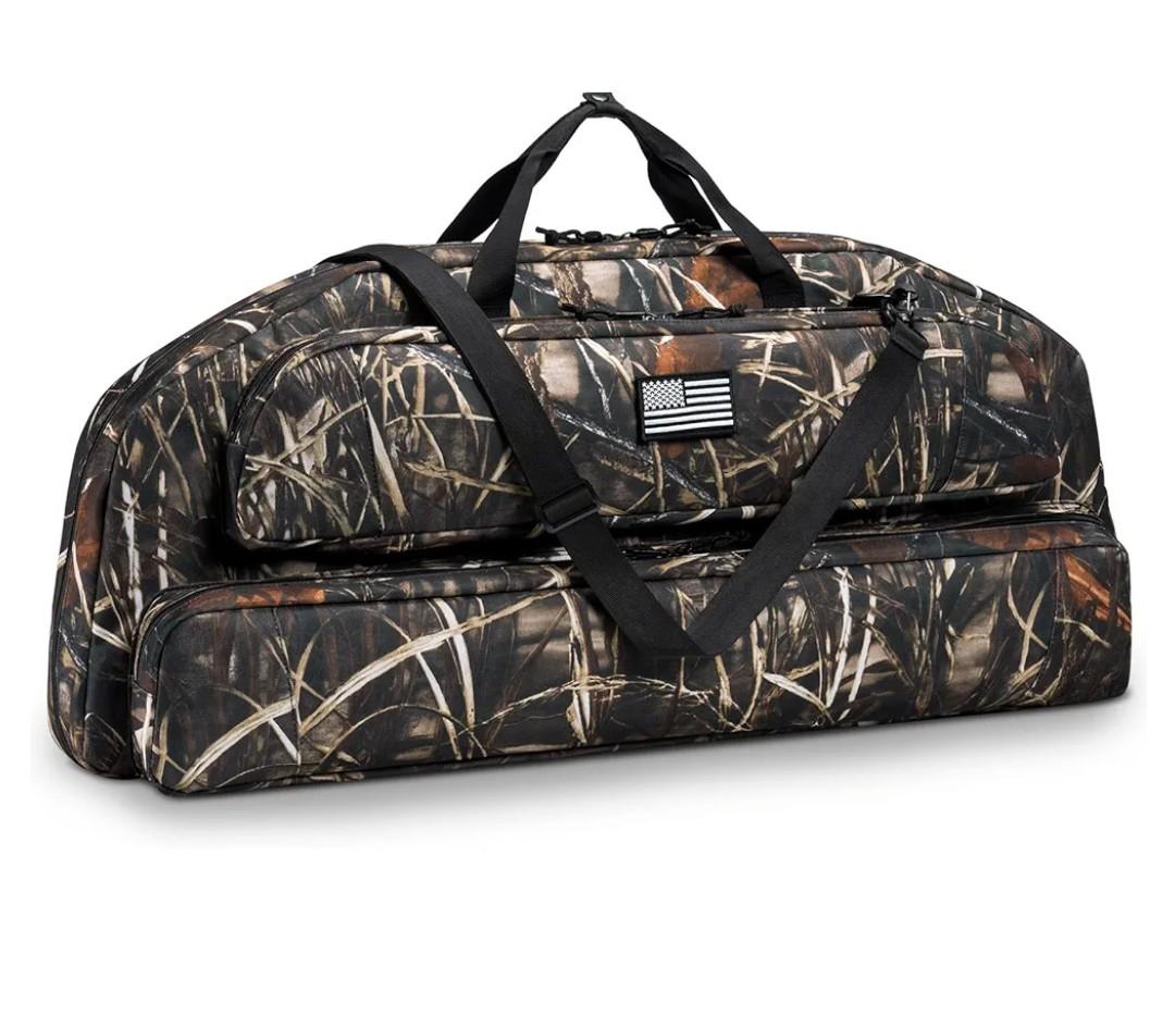 CVLIFE 37" Compound Bow Case, Bow Bag Soft Bow Case Arrow Case, Lightweight Archery Case with Backpack Strap and Arrow Pocket Padding for Hunting Protection