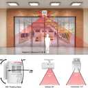S SELDORAUK PIR Motion Sensor Door Bell Shop Visitor Alert Chime Dingdong Welcome Alarm Burglar Motion Detector