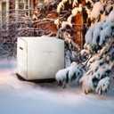 Premium Outdoor AC Cover - Waterproof & Heavy Duty Central Air Conditioner Cover for Outside Units - 26x26 in.