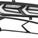 Taillights Compatible with 7th Gen Chevy Corvette Coupe C7 2014-2019 All Models, LED Brake Lamp with Dynamic Animation Running Light Bar and with Switchback Turn Signals white LENS TYPE pair