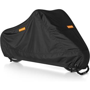 300D Motorcycle Cover Waterproof Outdoor, 108 inch