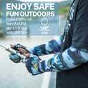 Sports Compression Arm Sleeves for Youth Teens Sun Protection Sleeves for Baseball Golf Volleyball Basketball (Deep-sea Hunting)