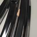 WFLNHB Outside 4 Pieces Black Window Visors Shade Sun Rain Wind Guards Deflectors Cover Acrylic Replacement for Accord 2008-2012