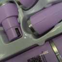 Dog Grooming Clippers Kit-Electric Rechargeable Cat Trimmer Tools-Cordless Quiet Pet Nail Paw Grinder-4 in 1 Multifunctional Low Noise Shaver-Razor for feet Face Ears Toenail Eye (Purple)