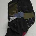 ABSECAI Men's Ripped Jeans Slim Fit Skinny Stretch Jeans Pant (28, Black2 Patch)