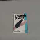 Trigger Thumb Splint, Adjustable Thumb Spica Support Brace Stabilizer for Arthritis Pain, Sprains, Tendonitis Relief, One Size Fits Right or Left Hand (Pink)