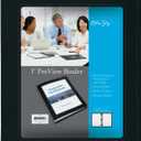 Blue Sky ProView Legacy Black 3 Ring Binder, Letter Size, 1", Textured Faux Leather Cover, Built-in Pockets, Holds 175 Sheets (94029)