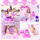 Ferris Wheel Wooden Decor 24 Holes Hot Pink Cake Pops Stand Lollipop Display Holder for Wedding Halloween Christmas Birthday Anniversaries Party Favor